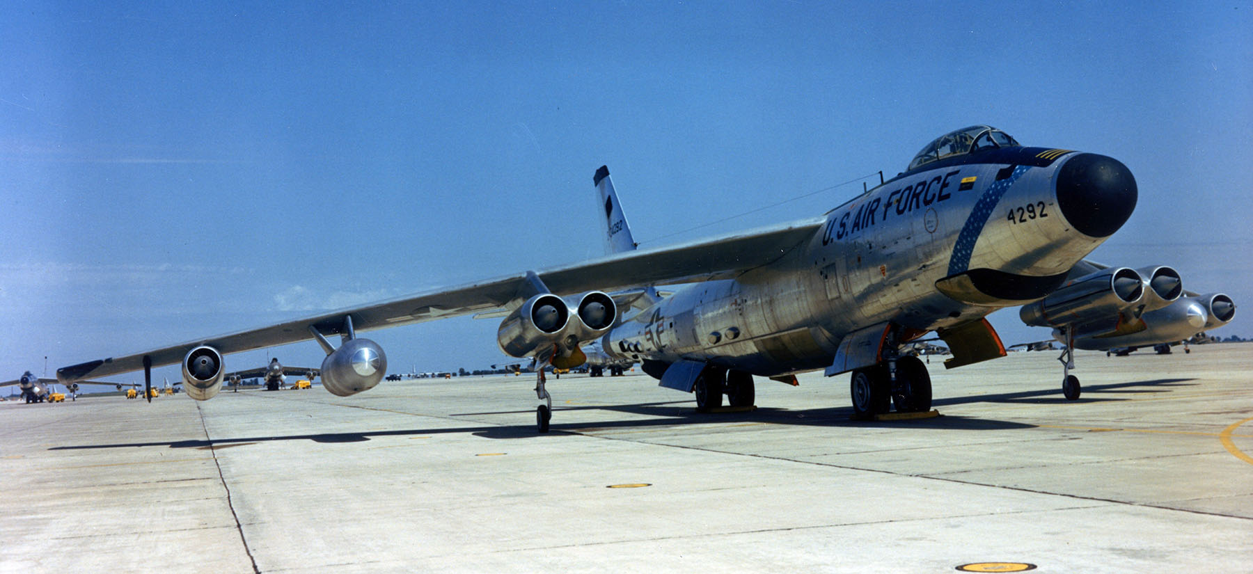 RB-47H Stratojets in a U.S. Air Force photograph from circa 1965